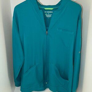 Healing Hands Long Sleeve Scrub Top (Men's Large)